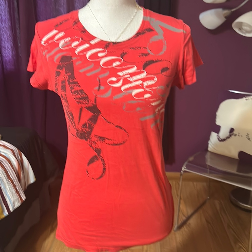 Volcom tee, sz M, red